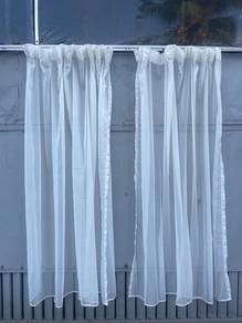 B938 Langsir Renda Tingkap L.356xH.206cm Curtain