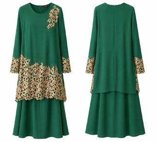 Baju kurung pre❤️ D'yana size 40 (Emerald green)