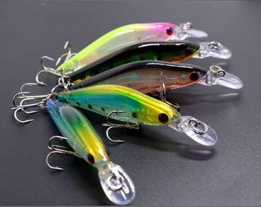 Jpm special edition multicolor transparent minnow