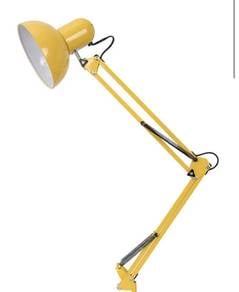IKEA Yellow Adjustable Swing Arm Desk Lamp