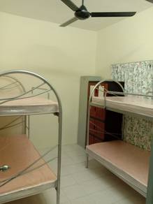 double decker dan tilam, single bed