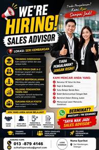 Jawatan Kosong Sales Advisor Perodua
