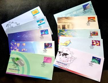 First Day Cover World Post Day 10 pieces Msia 1998