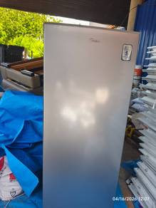 Upright freezer for let go