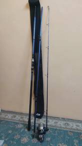 rod daiwa windcast 15kaki/reel eupro t-rex 8000