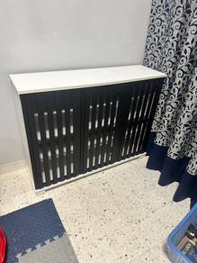 3-Door Shoe Cabinet – Spacious & Modern