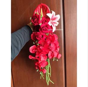 gubahan bunga tangan pengantin