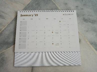 2021 Table Calender