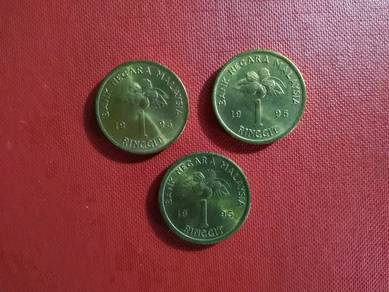 RM 1 - Mix Years ( 10 pieces) New .