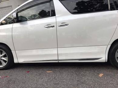 Alphard 20 Vellfire Door Panel Side Skirt Bodykit