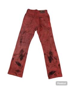Lee Bootcut Westerner Sanforized Red Tie-Dye Custo