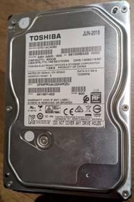 500GB Toshiba 3.5" Internal HDD