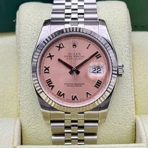 Rolex Datejust 36 Salmon Roman Jubilee 116234