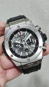 Hublot Big Bang Unico titanium. Skeleton Dail