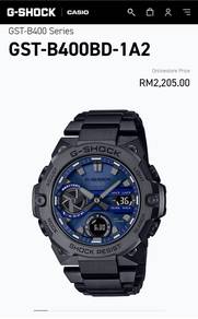 G-Shock Steel GST B400 BLUETOOTH SOLAR GShock