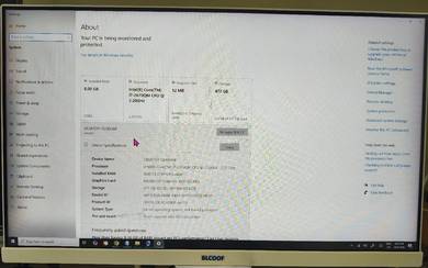 all in one PC desktop touch screen.