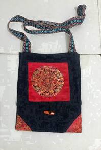 Cotton Chinese Embroidered Design Sling Bag