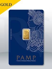 Pamp swiss gold bar 1G 