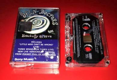 SPIN DOCTORS-HOMEBELLY GROOVE LIVE CASSETTE Kaset