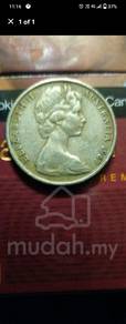 1967 ELEZABETH ii AUD 20 COIN