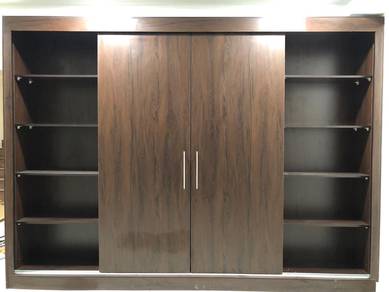 Kitchen cabinet bookshelf kitchen partition door