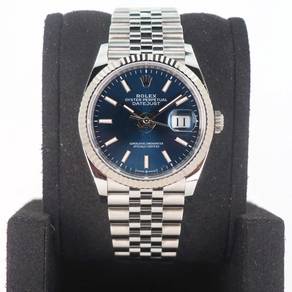Brand New May 2026 Rolex Datejust 36 Blue Jubilee