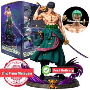 Anime One Piece GK Roronoa Zoro with 2 Heads 37cm