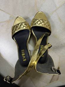 gold heels
