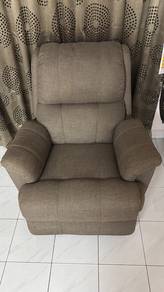 Original Fabric Recliner Brown color Single sofa