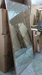 Cermin besar dinding baru diamond