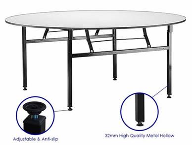 Home circle Table -1500Dia x 760H mm - Grey