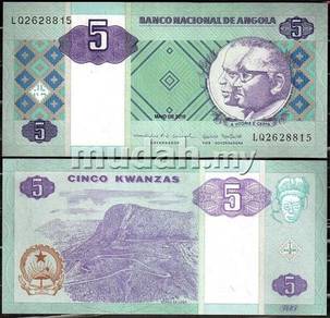 Angola 5 kwanzas 2010 unc