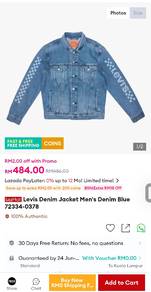 Levi's Denim Jacket Motocross Edition