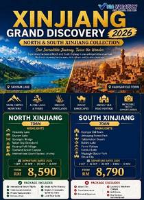 7D6N XINJIANG NORTH SOUTH With FLIGHT 
