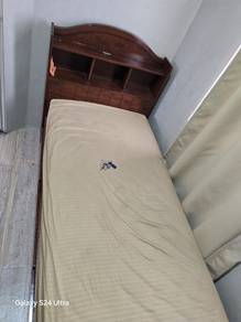 Katil Super Single + Tilam 10 Inch Kondisi Baik