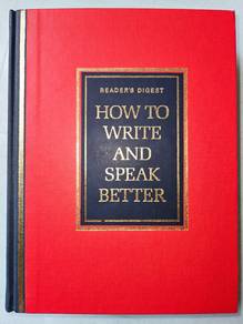 Reader's Digest How to Write and Speak Better
