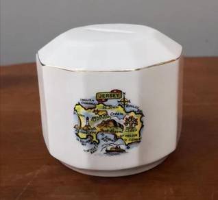 Jersey bone china England coin bank