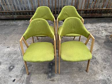 Steel Frame Dining Chair Armchair Kerusi Makan