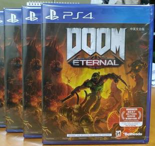 NEW AND SEALED PS4 PS5 Game Doom Eternal R2