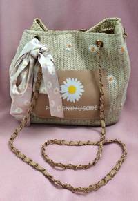 Jute  beach bag  /picnic bag / shoulder bag