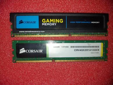 Corsair Ddr3 1333mhz 4GB  (2x2GB) Desktop Ram