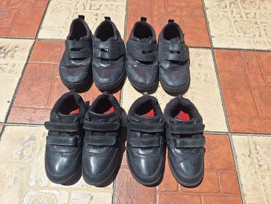 Kasut Sekolah School Shoes 4 pairs Puchong PJ KL