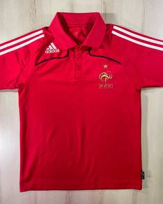 Adidas 2007 France Team Collar Tee #EZ Used