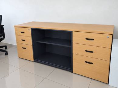 Wooden Multi-Storage with Double 3-stacks