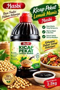 Kicap Pekat Lemak Manis 2.5 Kg