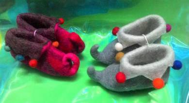 Cutie Kid Woolen Shoes Kasut Baby Bulu Kambing