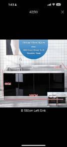 Kabinet dapur Aluminium stainless steel