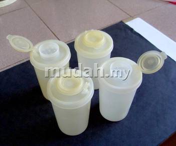 Vtg Tupperware Spice Jars - Set of 4 (HT 4 Inches)
