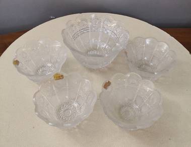 Mangkuk kristal Violetta Poland crystal bowl 5