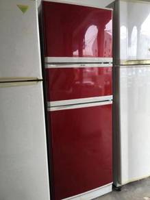 Red Elba 3 Doors Fridge Refrigerator Peti Sejuk